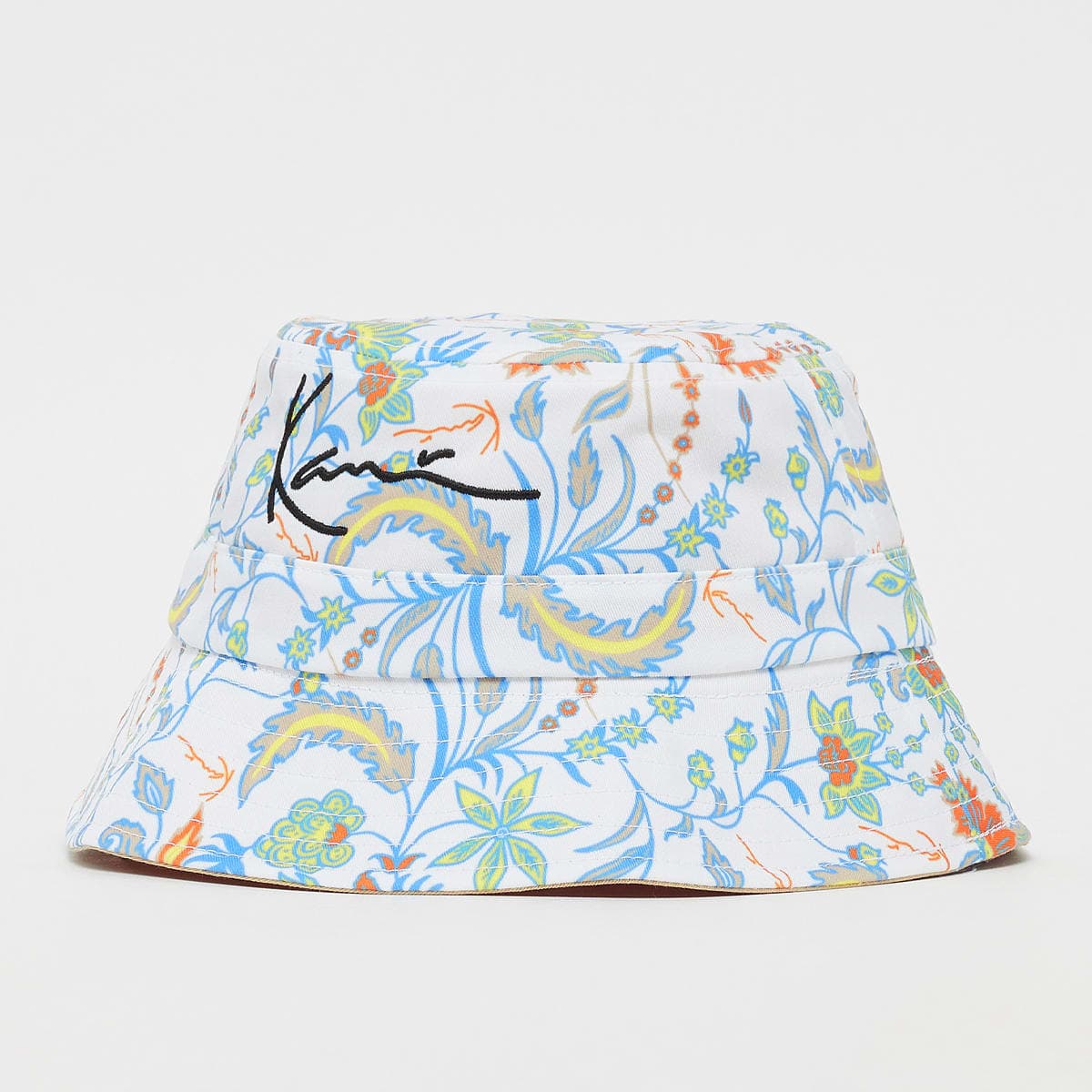 Signature Reversible Flower Bucket Hat 