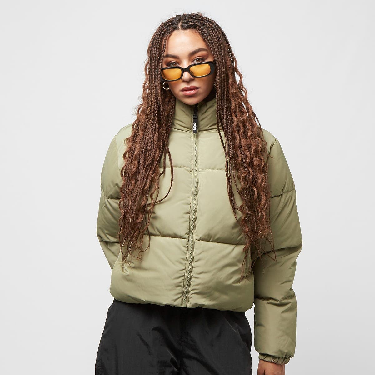 Small Logo Short Puffer Jacket 