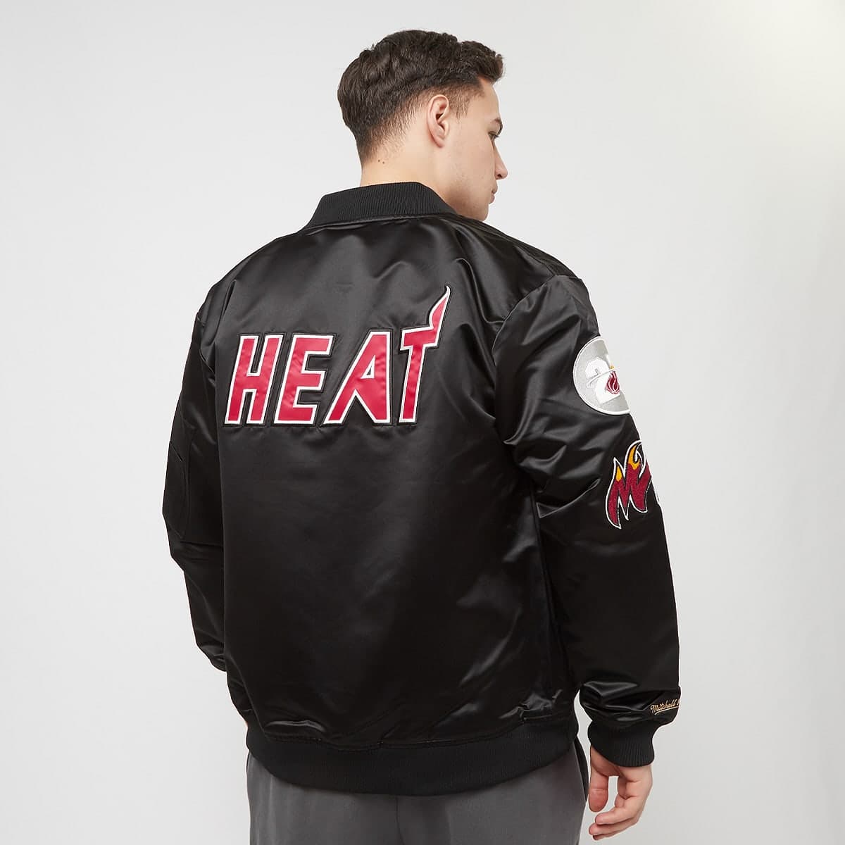 NBA Lightweight Satin Bomber Miami Heat