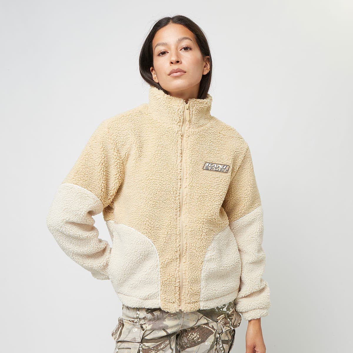 Sport Patch Teddy Block Trackjacket 