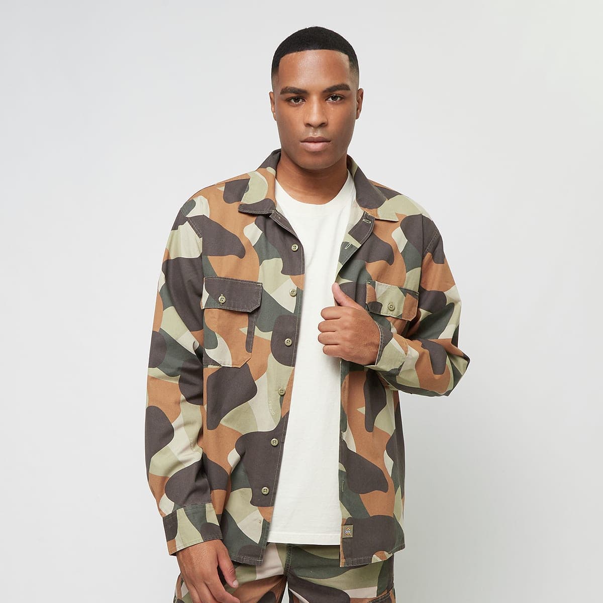 Camo Canvas Work Shirt
