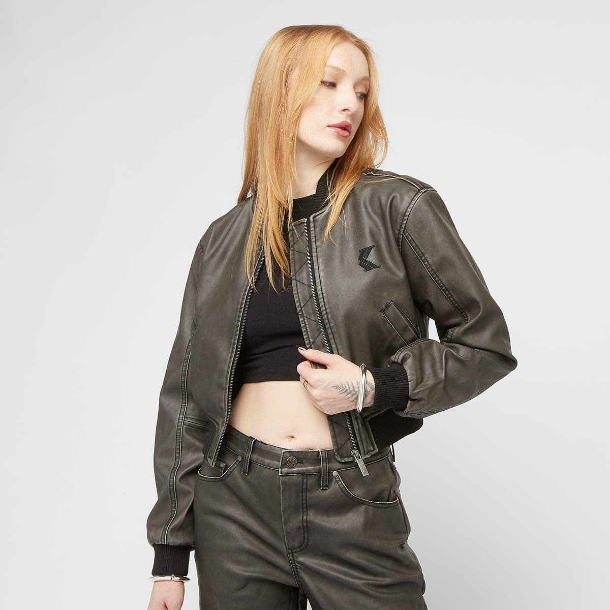Signature Pu Bomber Jacket 