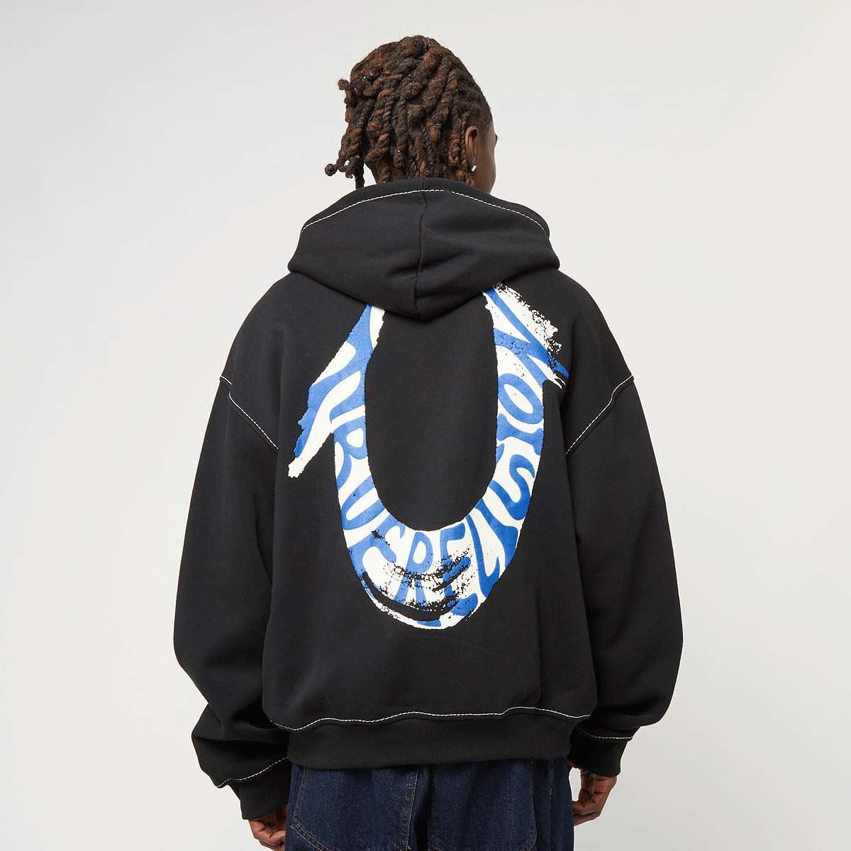 Hs Paint Cinched Big T Zip Up