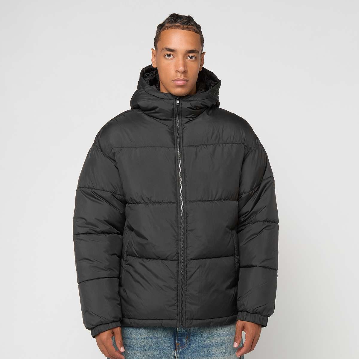 Shiny Puffer Jacket With Hood 