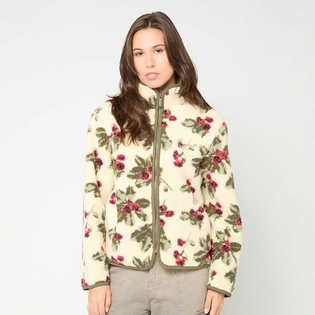 Metal Signature Floral Teddy Trackjacket