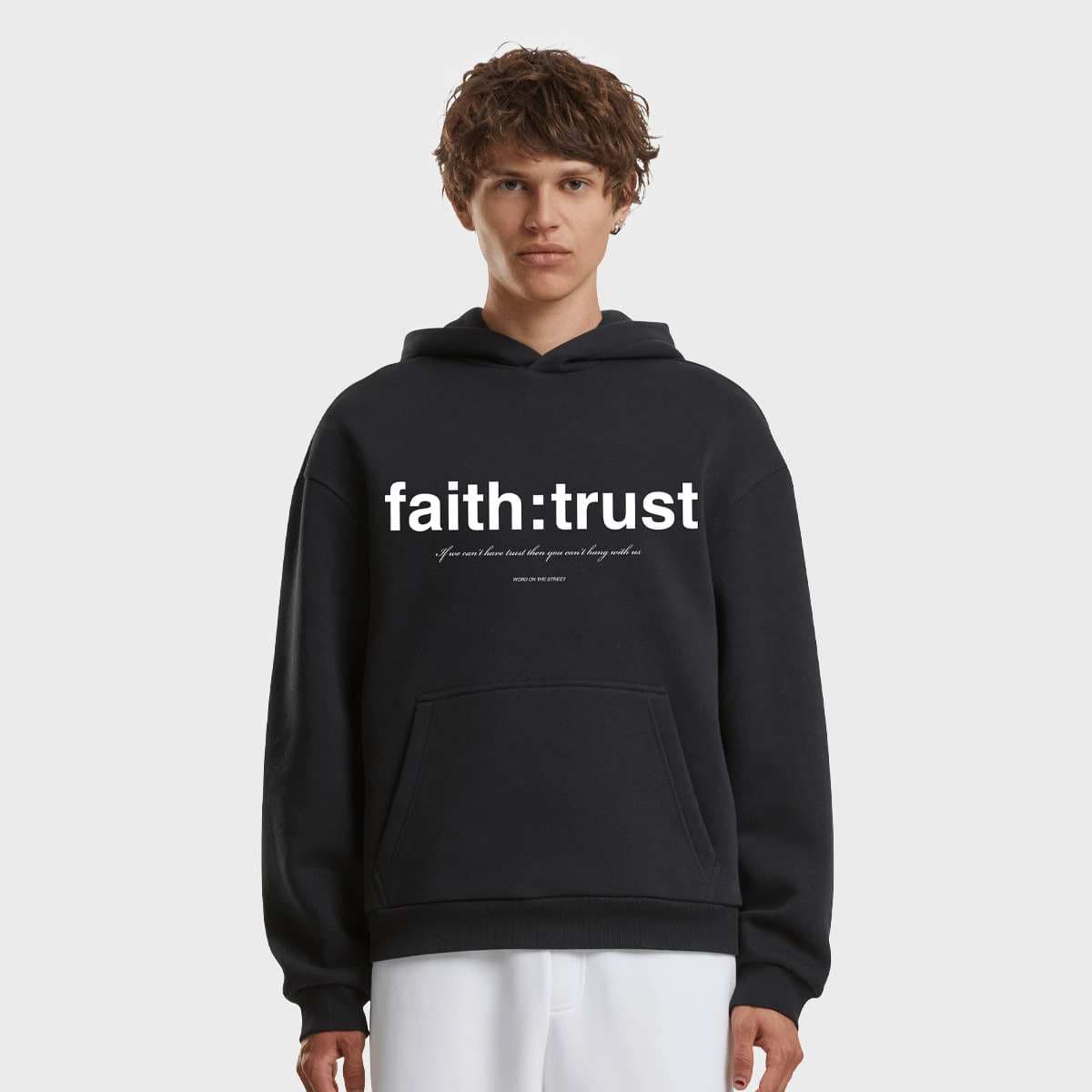 Faith And Trust Fluffy Hoody