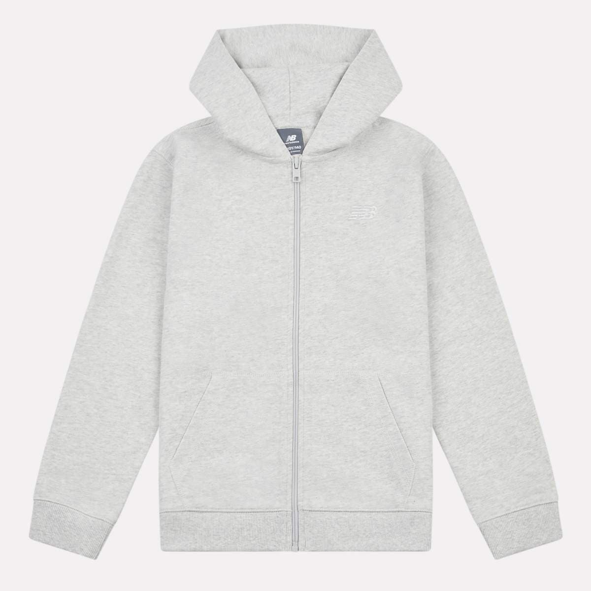 French Terry Small Logo Full Zip Hoodie