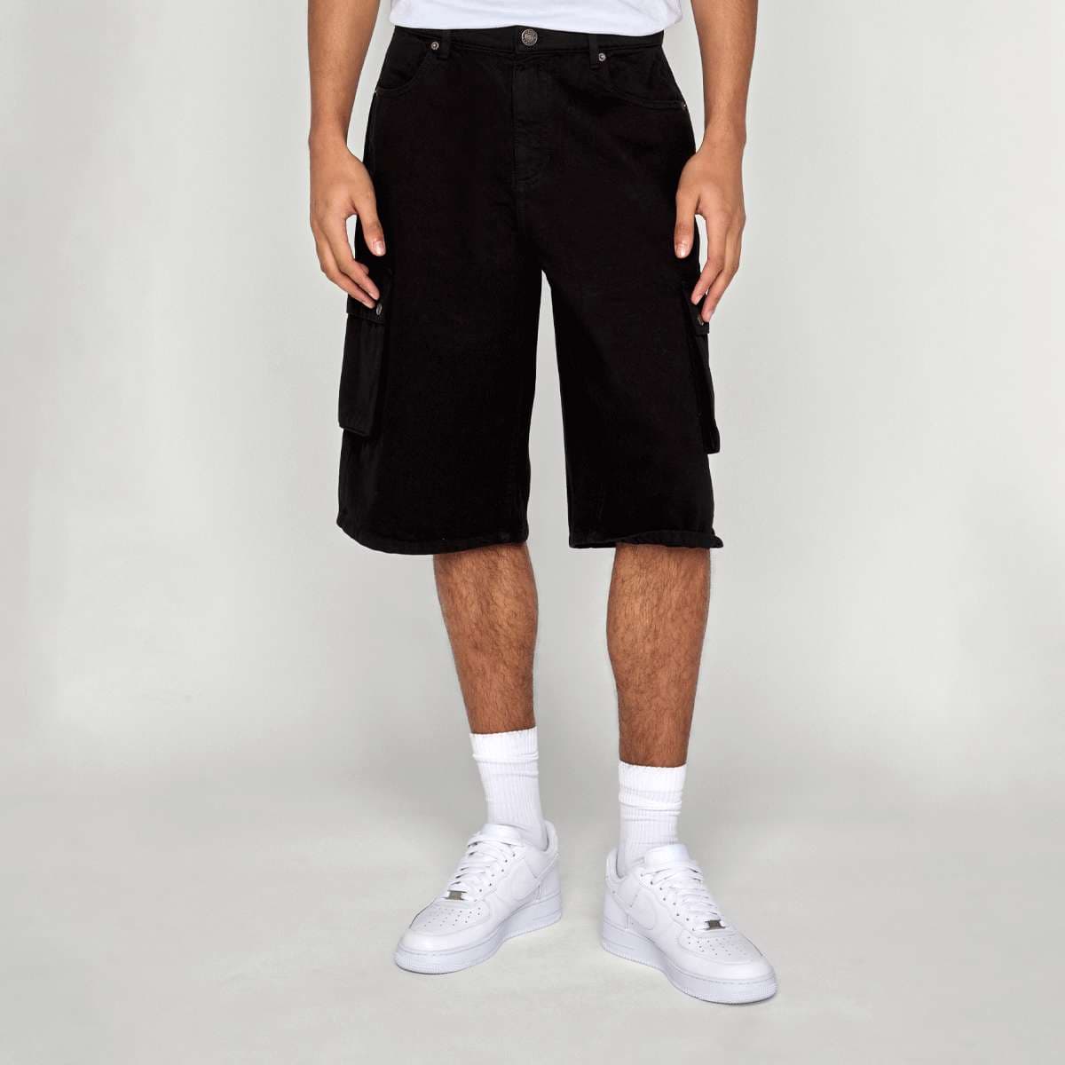 Washed Workwear Cargo Shorts
