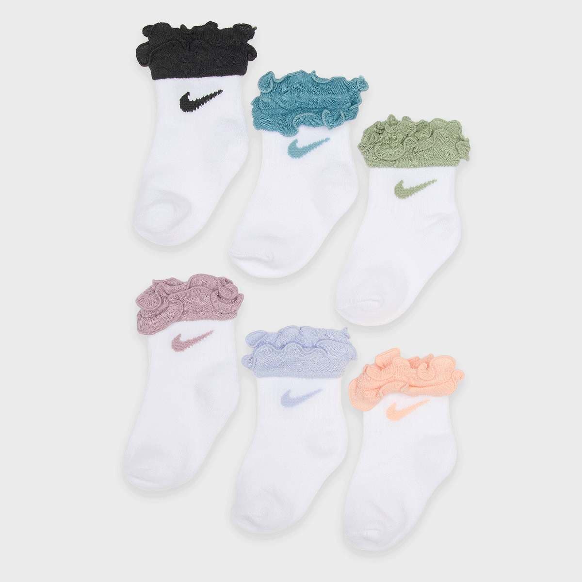 6 PACK - Infant/Toddler Ruffle Socks