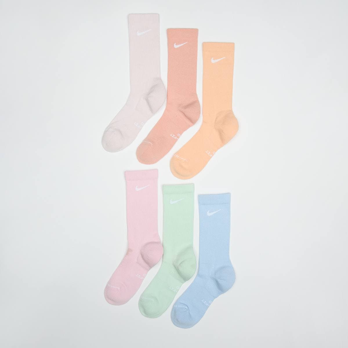 6 PACK - Everyday Elevated Crew Socks