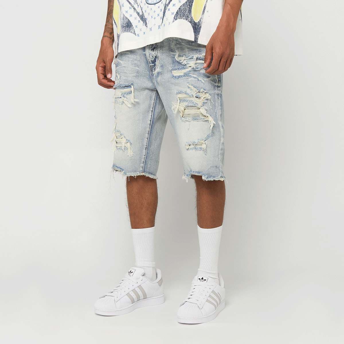 MEN'S DENIM SHORTS GILA BLUE