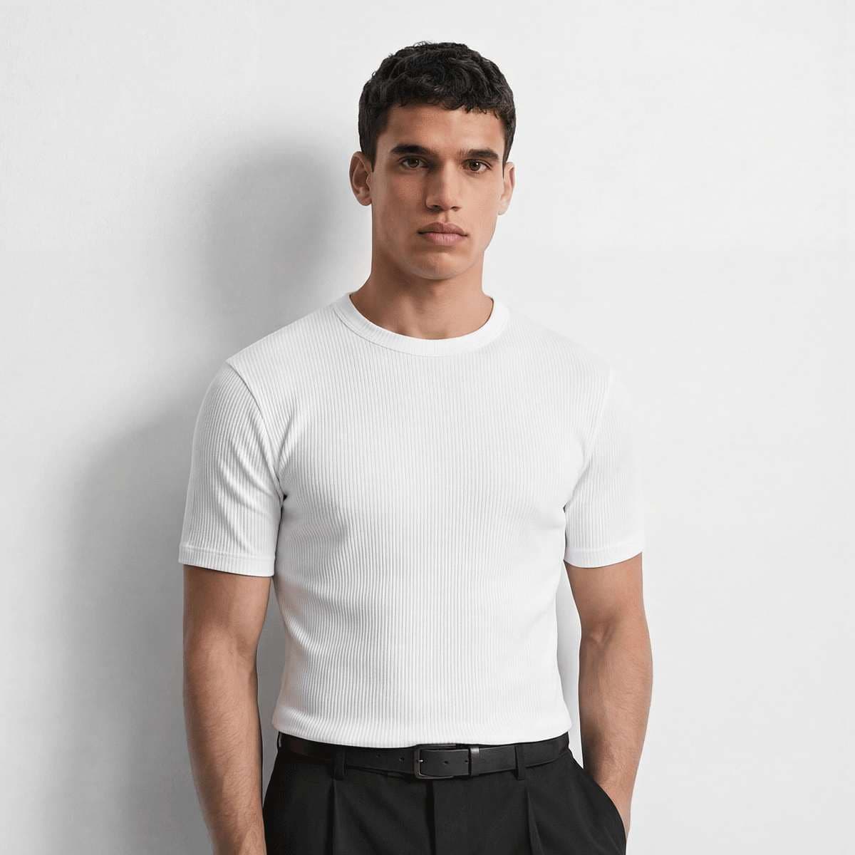 Slim Rib T-Shirt