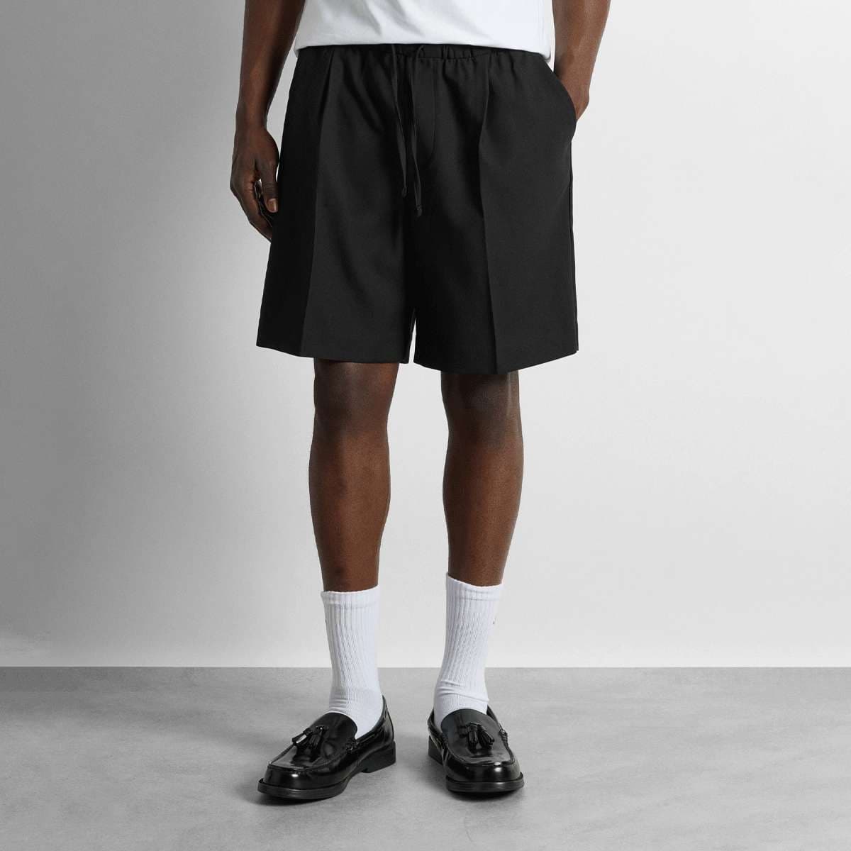 Loose Drawstring Shorts
