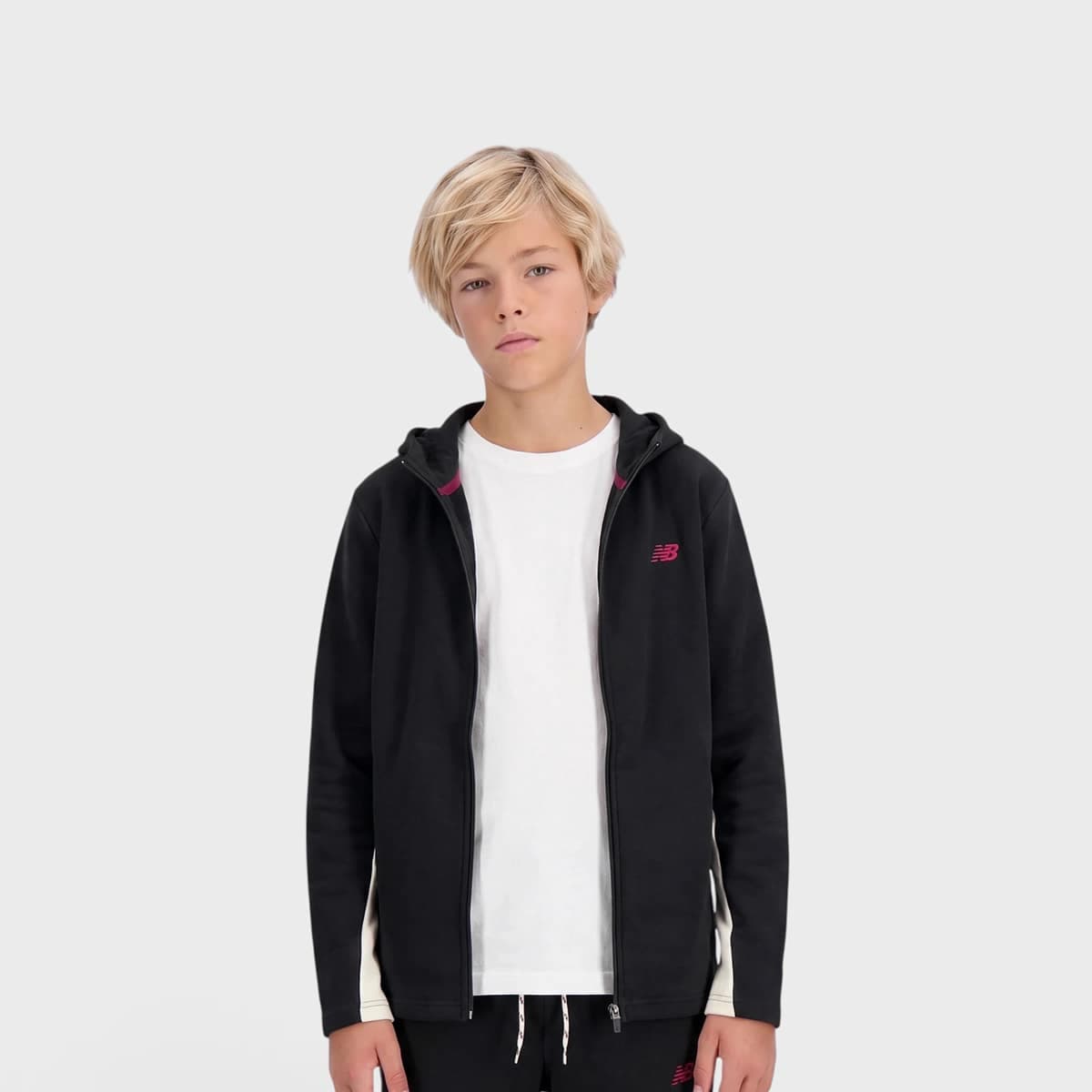 Panelled Full Zip Hoodie