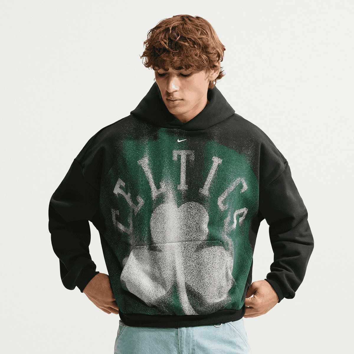 Boston Celtics Standard Issue Fleece Basketball Hoodie