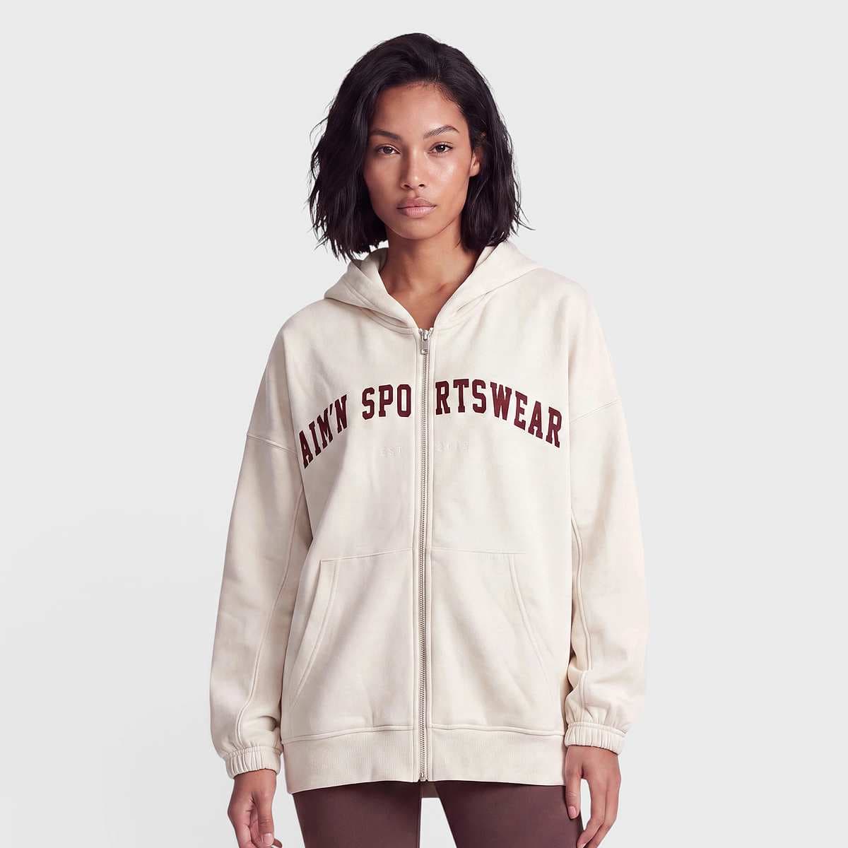 Varsity Sweat Zip Hood