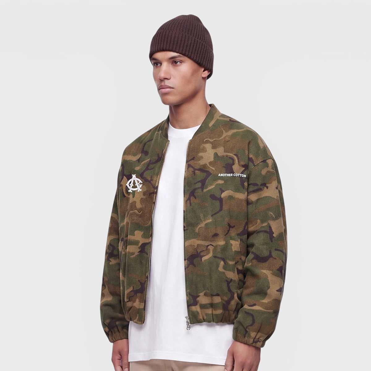 Another Camo Pattern Bomber Jacket