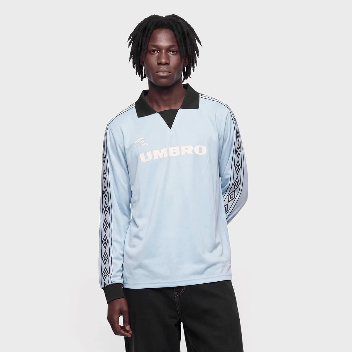 TAPED LS JERSEY skyway/black/waxpaper