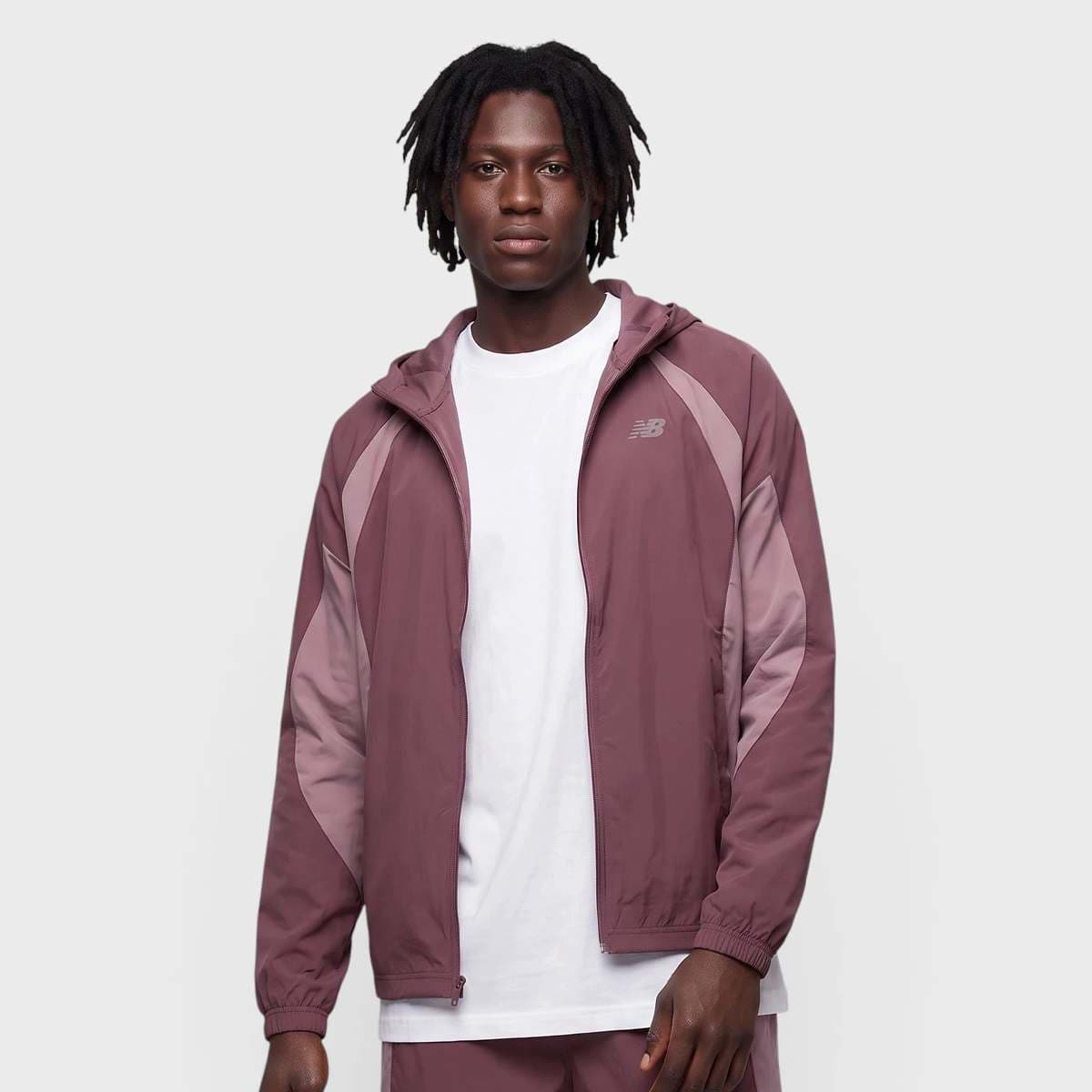 Color Blocked Woven Jacket 