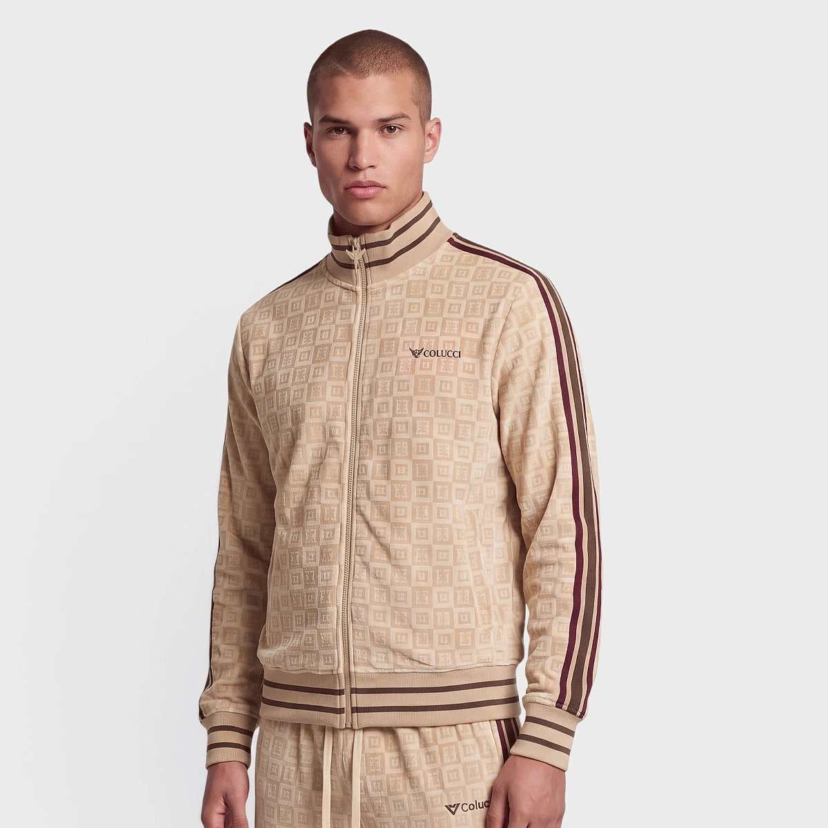 Velours Checkerboard Trackjacket