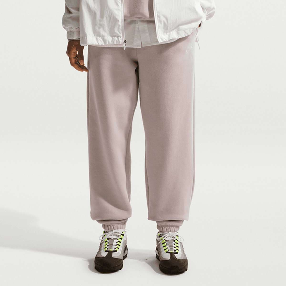 Studio Fleece Mid Weight High Rise Oversized Cuff Pant