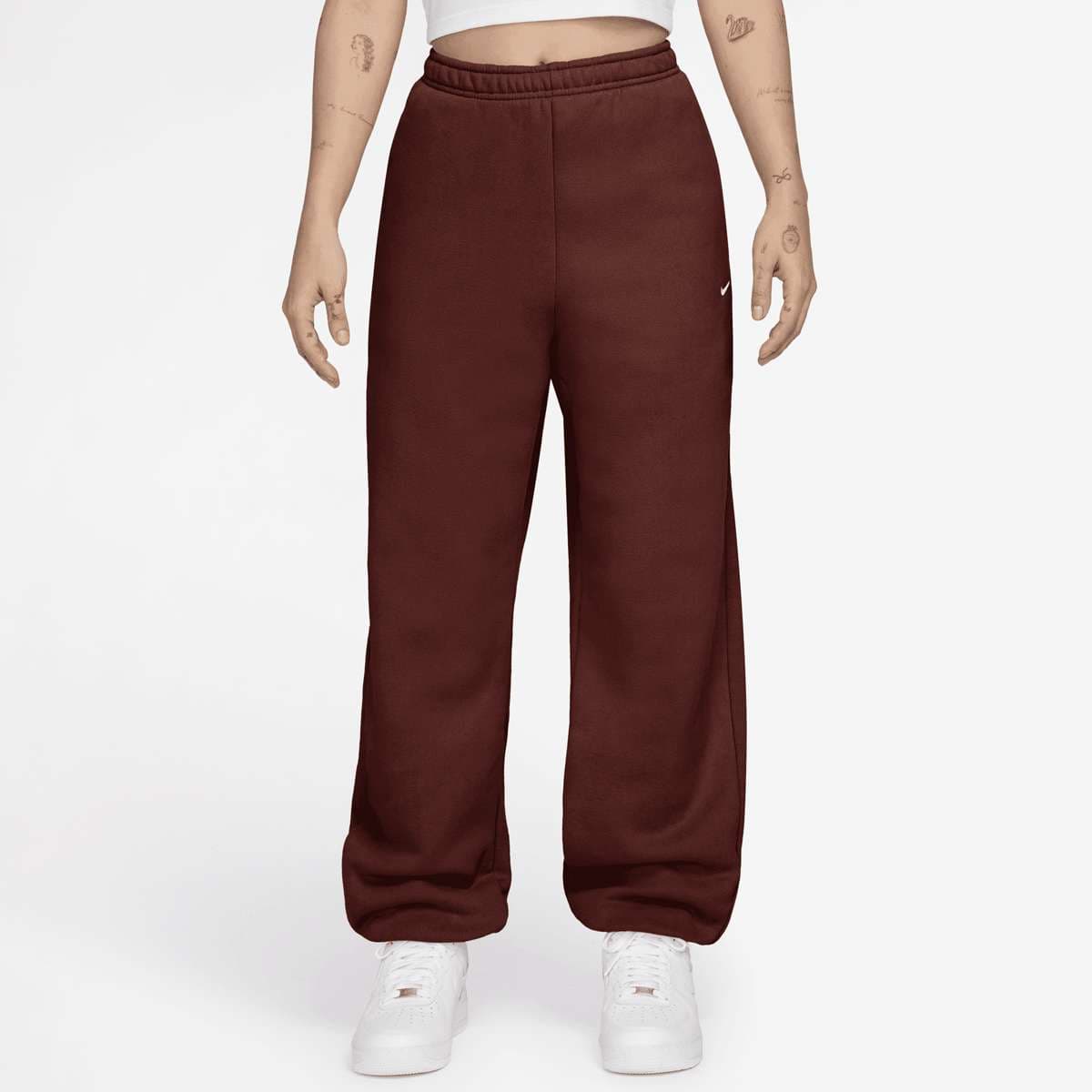 Studio Fleece Mid Weight High Rise Oversized Cuff Pant