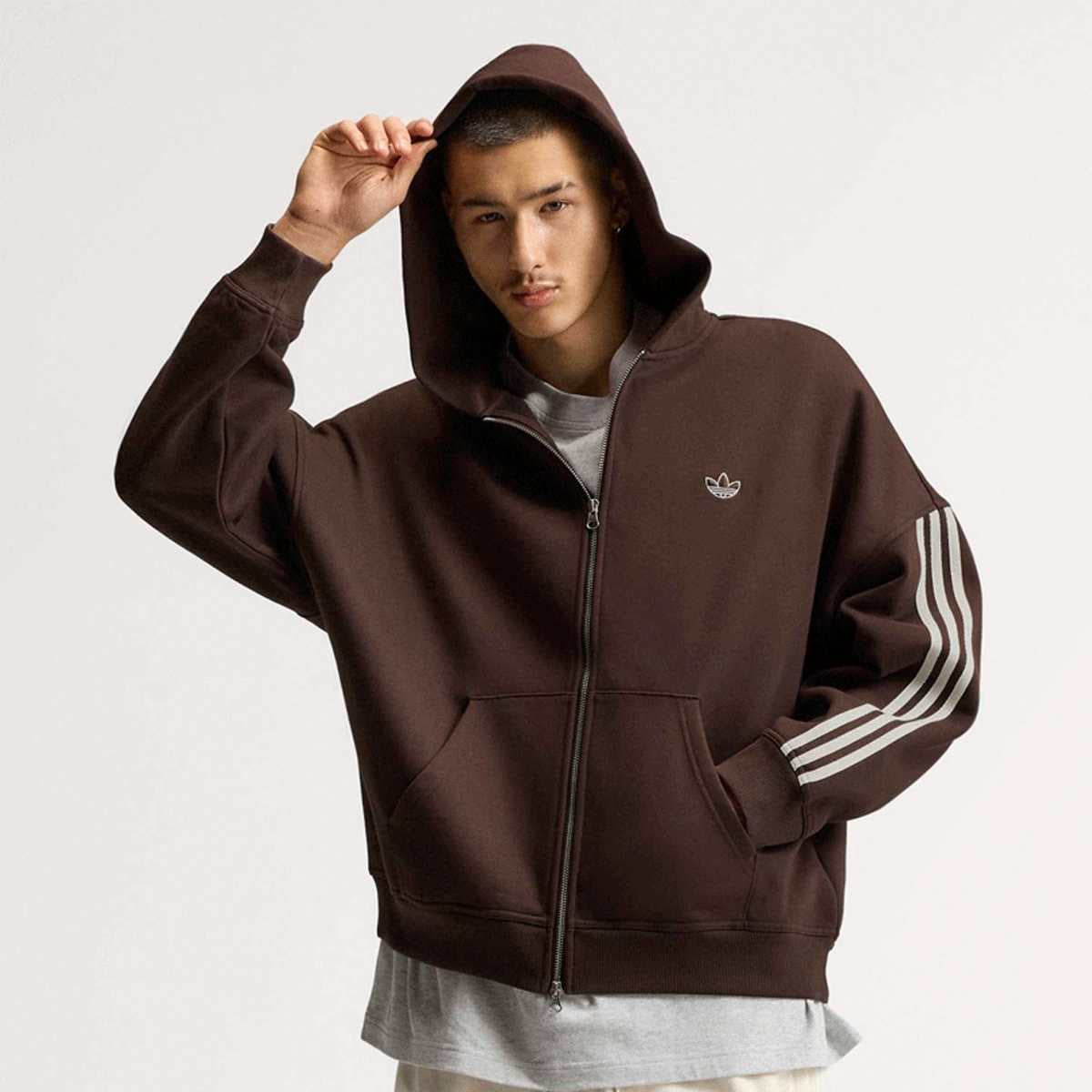 adiSignature 3 Stripes Full Zip Hoodie 