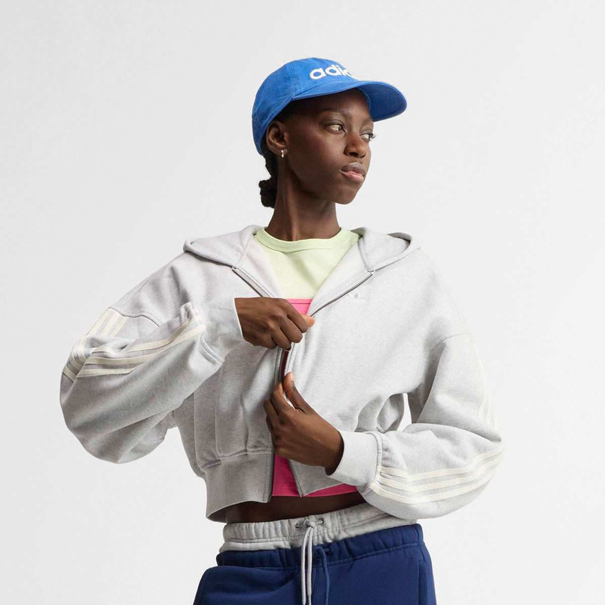 3-Stripes Fleece Full-Zip Hoodie