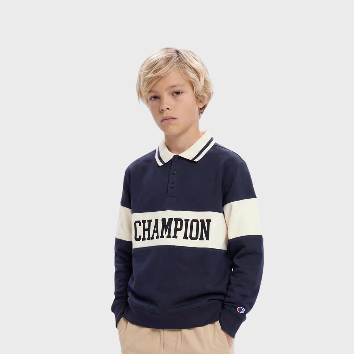 Polo Neck Sweatshirt