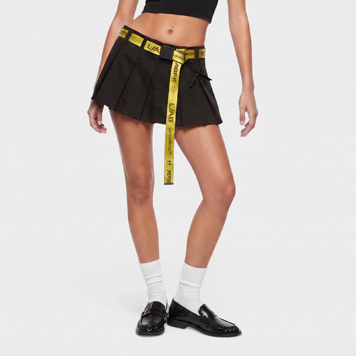 Pleated Mini Skirt 