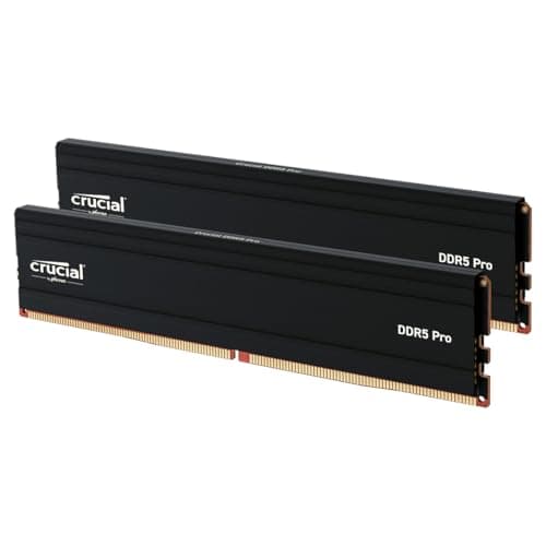 Crucial Pro DDR5 RAM 32GB Kit (2x16GB) 6000MHz, Intel XMP 3.0 / AMD Expo, PC Computer Arbeitsspeicher - CP2K16G60C48U5