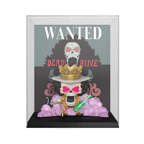 Funko Pop! Game Cover: One Piece - Brook - Wanted - Exclusivo de Amazon - Figura de Vinilo Coleccionable - Idea de Regalo - Mercancía Oficial - Juguetes para niños y Adultos