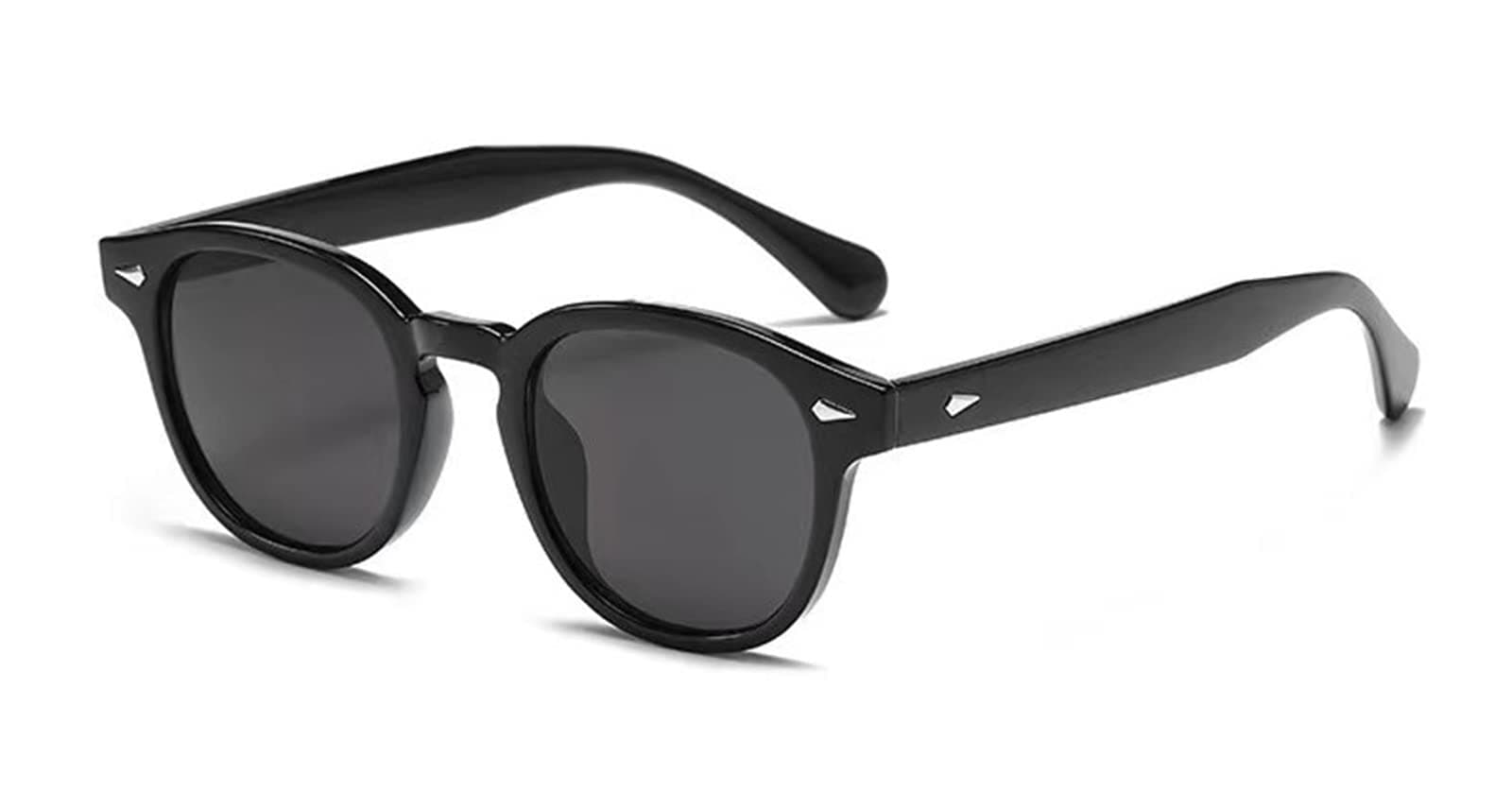 LHSDMOAT Occhiali da sole sportivi vintage anni '70 rotondi UV400 in stile Depp per uomo e donna, occhiali da sole colorati per la guida e i viaggi