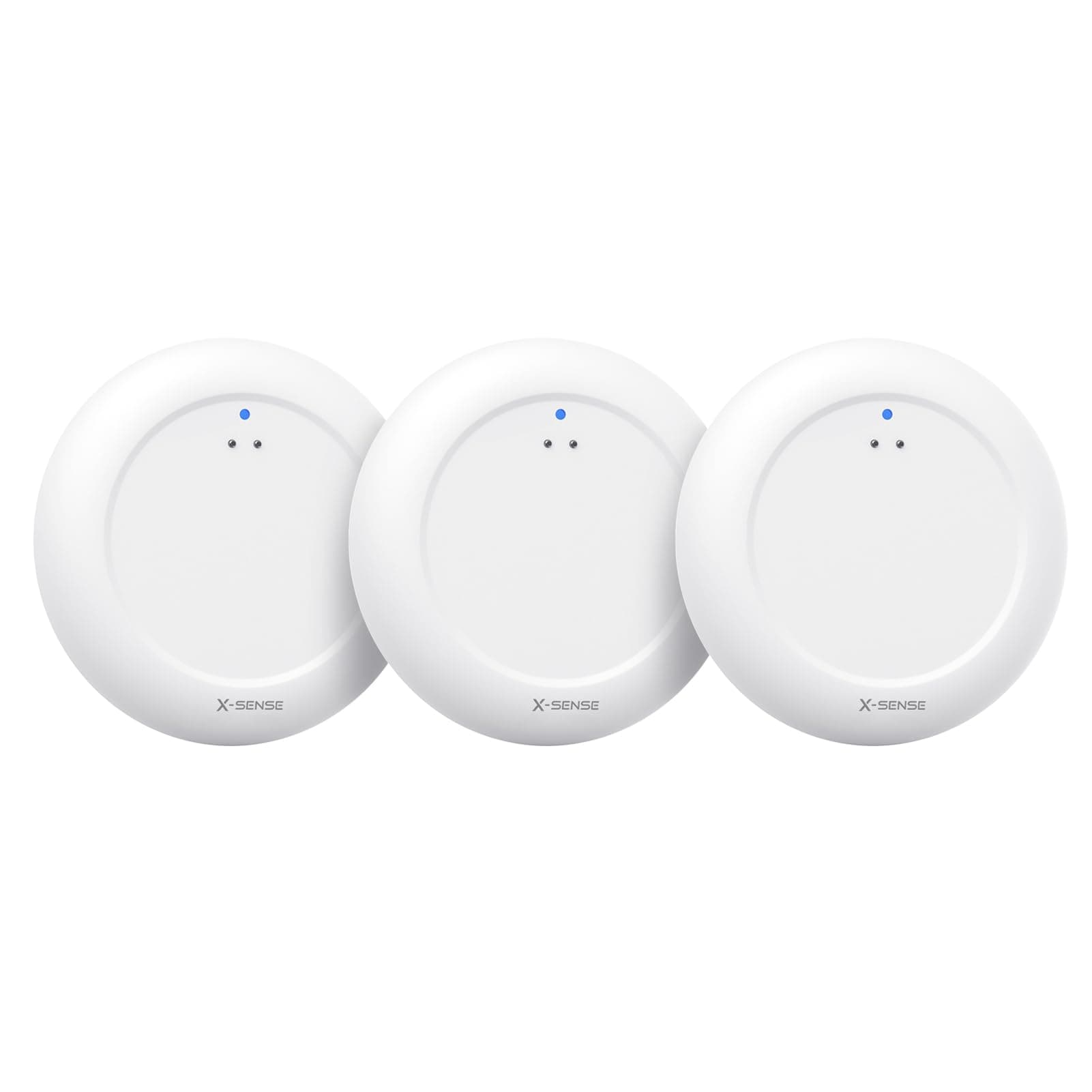 X-Sense Wassermelder WLAN, Smarter Wassermelder, mit App-Warnungen（nur 2.4Ghz）, wasserdicht nach IP67, Funk-Wassersensor für Küche, Bad, Keller, SBS50 Basisstation erforderlich, SWS0A