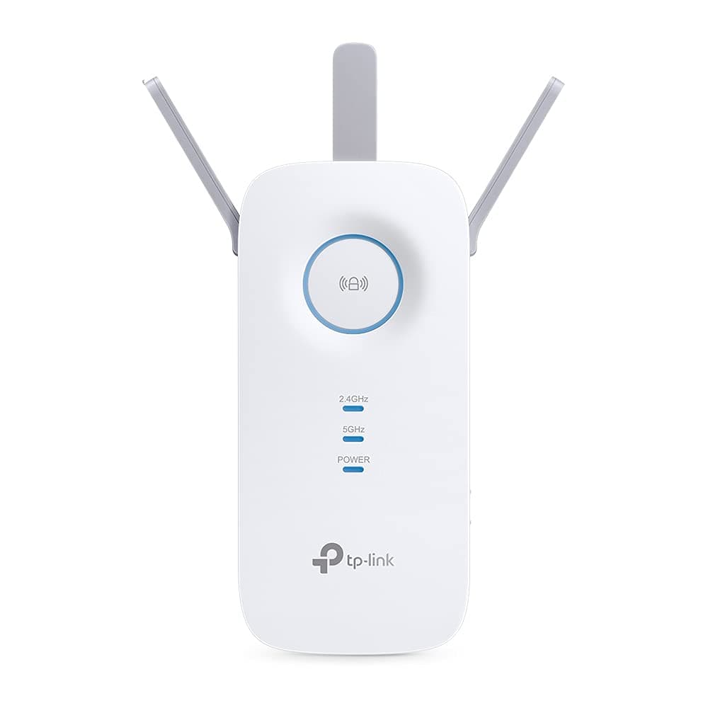TP-Link Répéteur WiFi Mesh (RE550), Amplificateur WiFi AC1900, repeteur WiFi Puissant Couvre Jusqu’à 150m², WiFi Extender avec Port gigabit, Compatible avec Toutes Les Box Internet