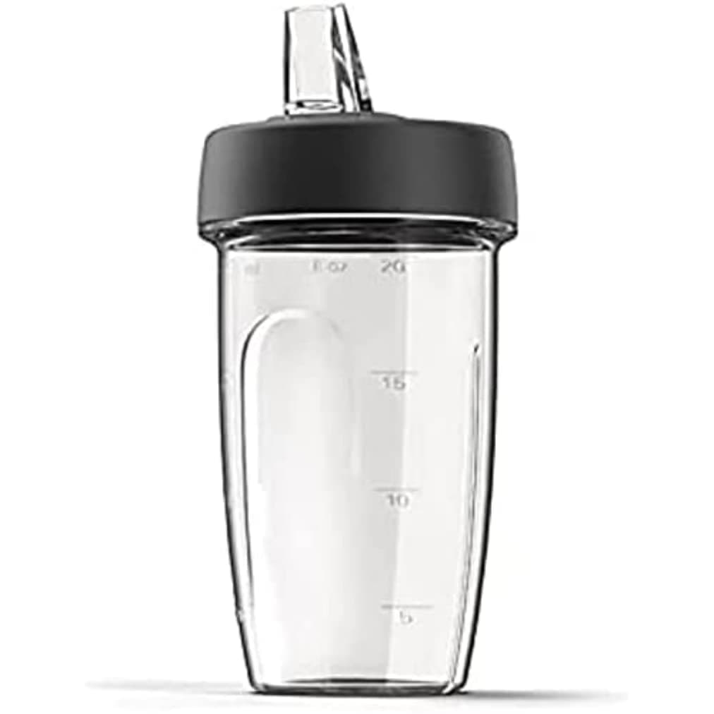 Kenwood KAH740PL Blend Xtract Sport Mixer (Smoothies, Säfte, Milchshakes, Küchenmaschinen Zubehör, Geeignet für alle Kenwood Chef Küchenmaschinen. 2 x 0,6 L Trinkbecher),Grau