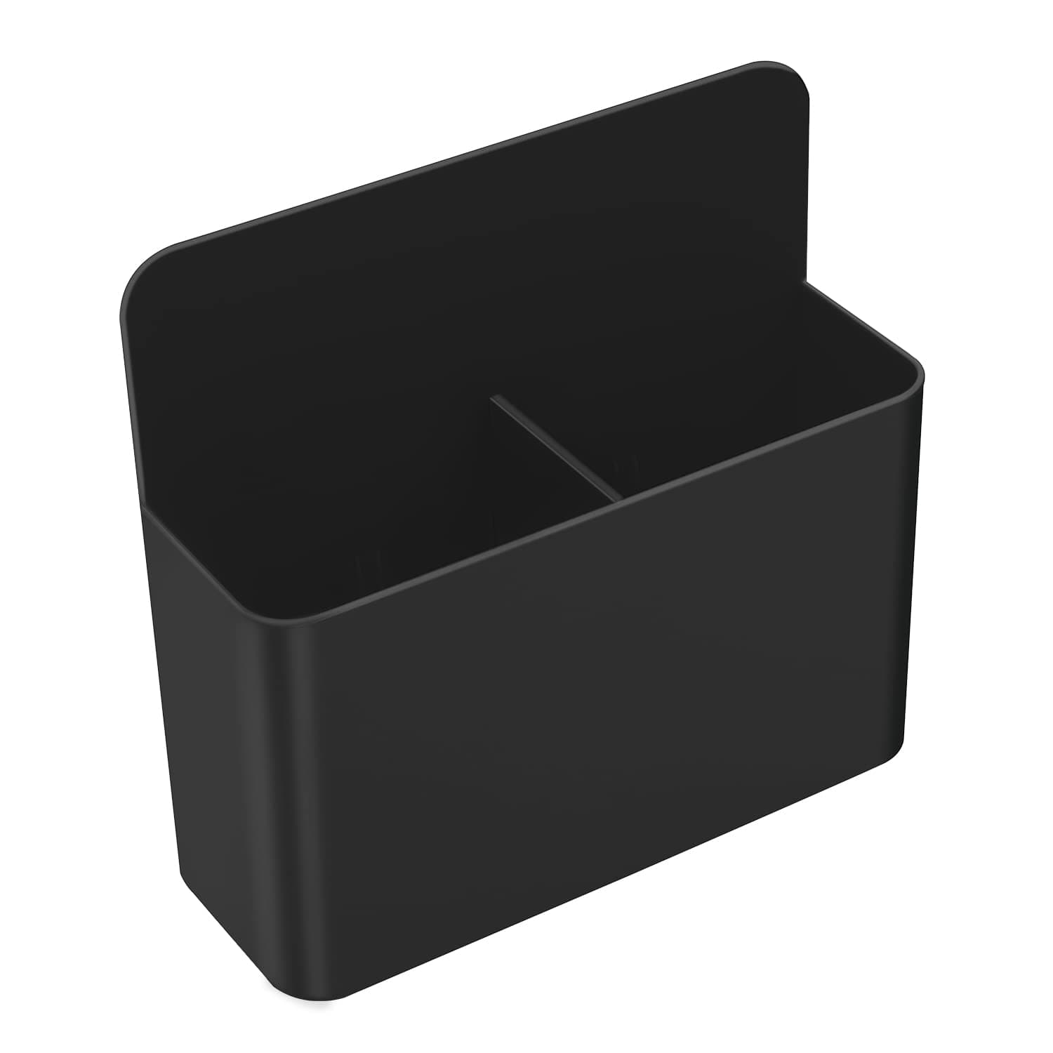 MoKo Magnetisch Markerhalterung, Magnet Ablage Whiteboard Stifthalter Schulbedarf für Schulleben Kühlschrank Whiteboard Schließfach und andere magnetische Oberflächen, Schwarz