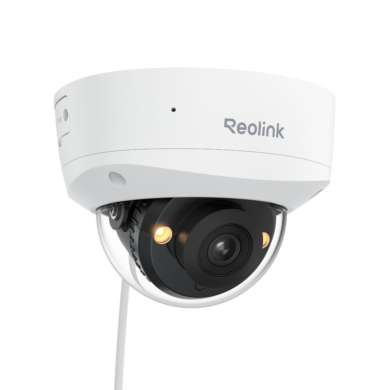 Reolink 4K Caméra de Surveillance PoE, Anti-Vandalisme IK10, Vision Nocturne Couleur, Détection Smart Personnes/Véhicules/Animaux, Audio Bidirectionnel, avec Support Pivotant À l'intérieur, RLC-840A