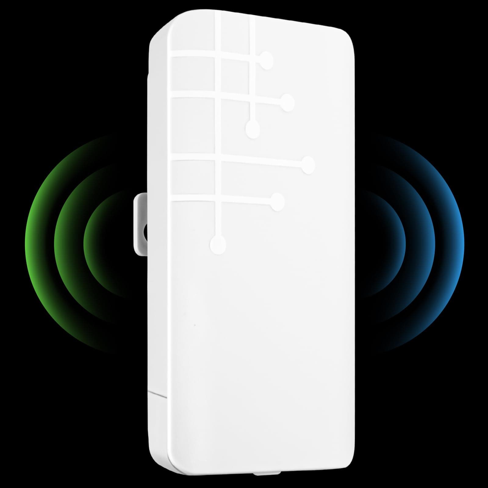 MEETOWN Ripetitore WiFi Esterno, 300Mbps Ripetitore WiFi Potente Outdoor, 2.4GHz Amplificatore Wireless Esterno con Reapter/AP/Router Mode, Compatibile con Il 99% dei Modelli