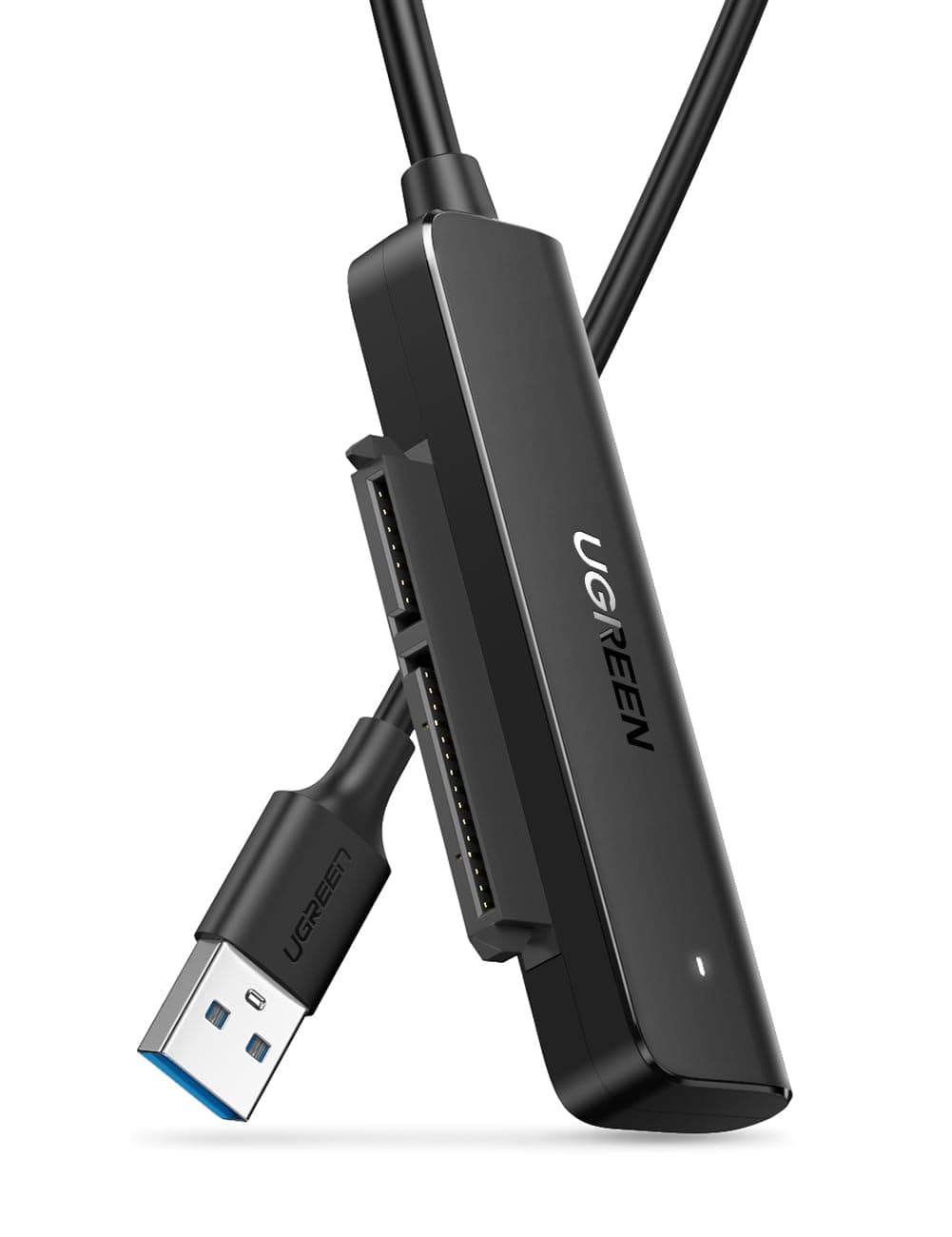 UGREEN USB 3.0 SATA Adapter für 2.5 Zoll SSD und HDD Festplatten SATA auf USB Adapter unterstützt SATA III UASP Ruhemodus SMART Trim usw.