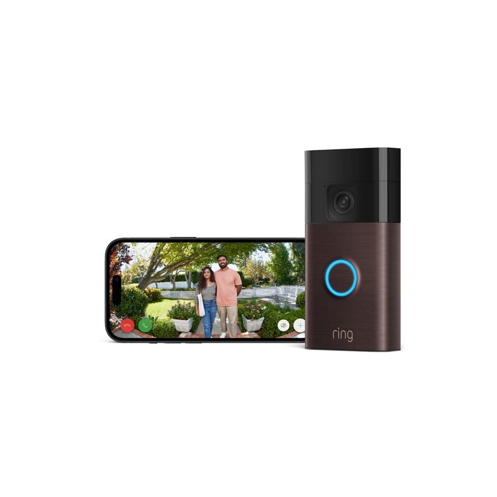Ring videotimbre con batería (Battery Video Doorbell) (2024), con vídeo HD de cuerpo entero, instalación fácil por cuenta propia (5 min) | con batería integrada I 30 días gratis de Ring Home