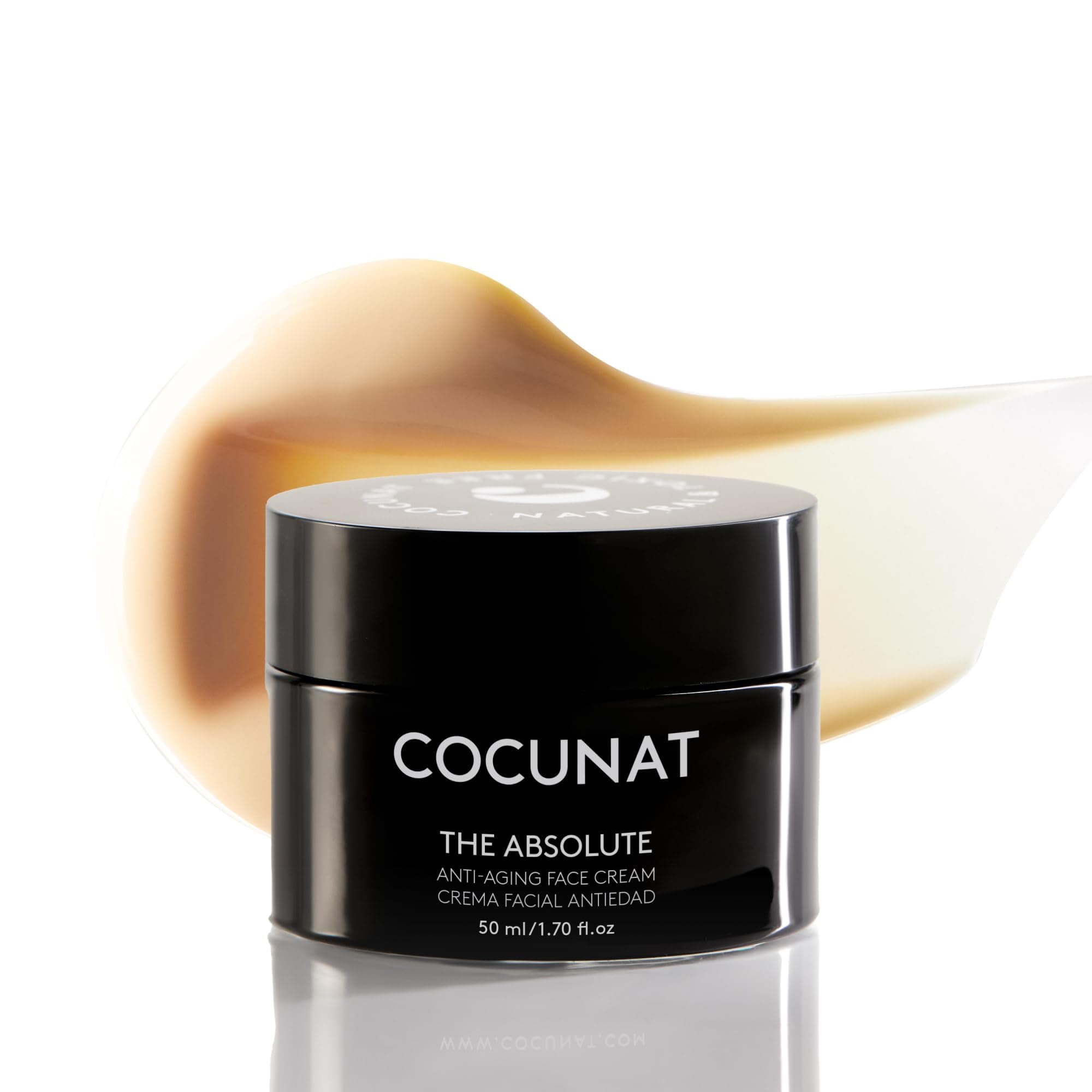 COCUNAT - The Absolute - Crema Facial Antiedad - con Ácido Hialurónico - Trabaja Arrugas, Manchas, Firmeza y Luminosidad -Todo Tipo Pieles - Nutre en Profundidad - 50ml