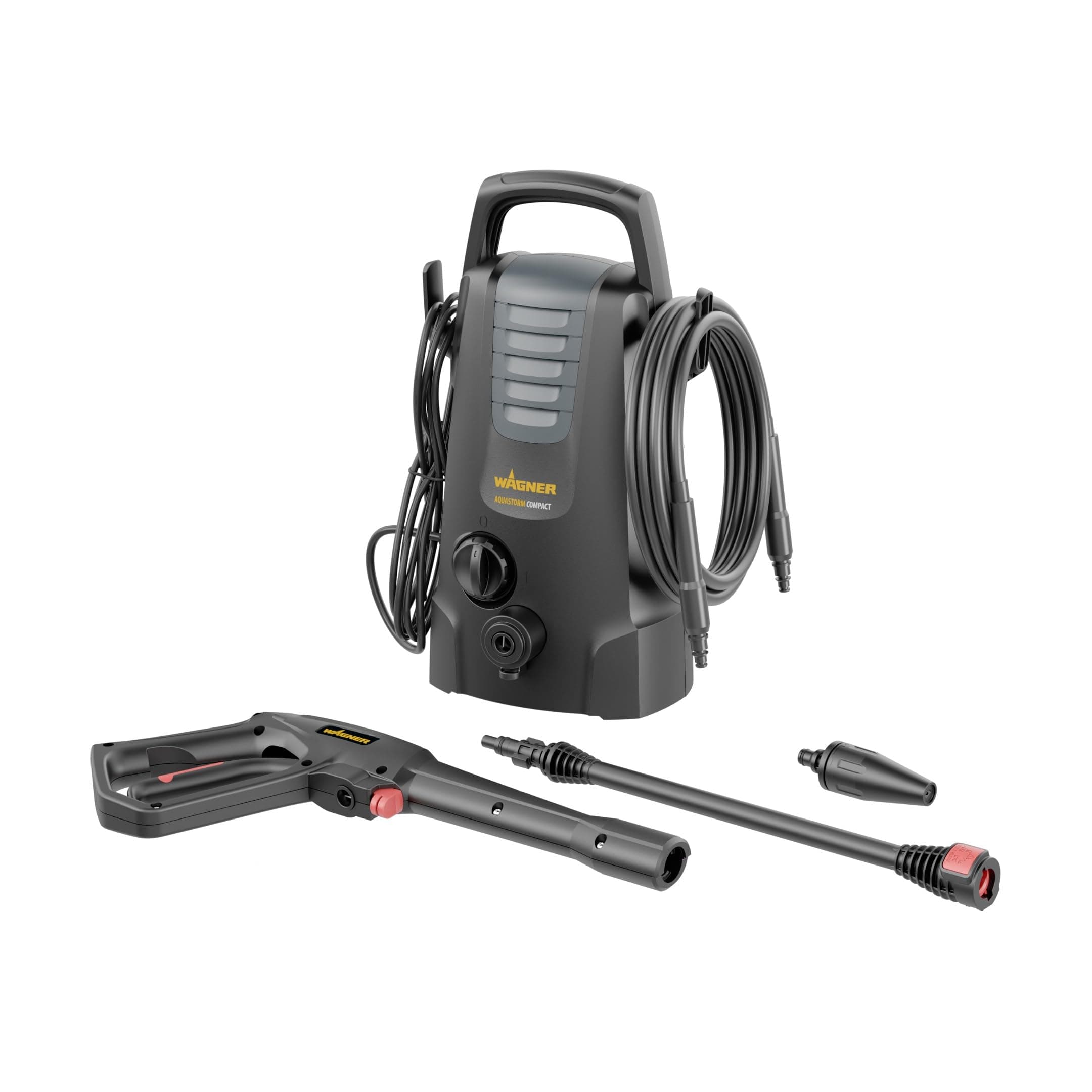 WAGNER AQUASTORM COMPACT - Idropulitrice compatta per una pulizia senza sforzo: mobile, pratica e subito pronta all’uso