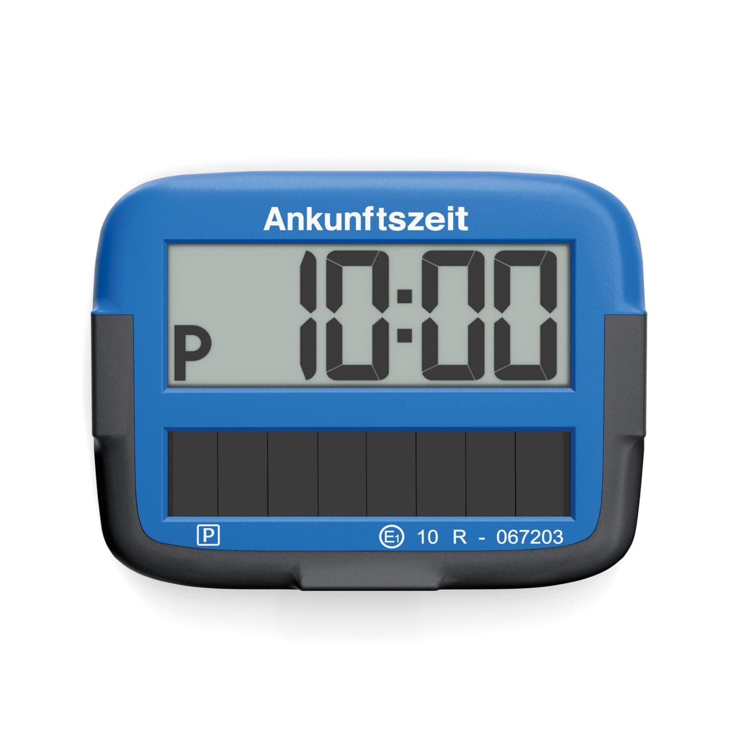 Needit Park Micro Solar elektronische Parkscheibe [NEUES Modell 2025] I unendlich Energie, Null Batteriewechsel | einzige Parkscheibe in Deutschland mit integriertem wiederaufladbarem Akku | blau