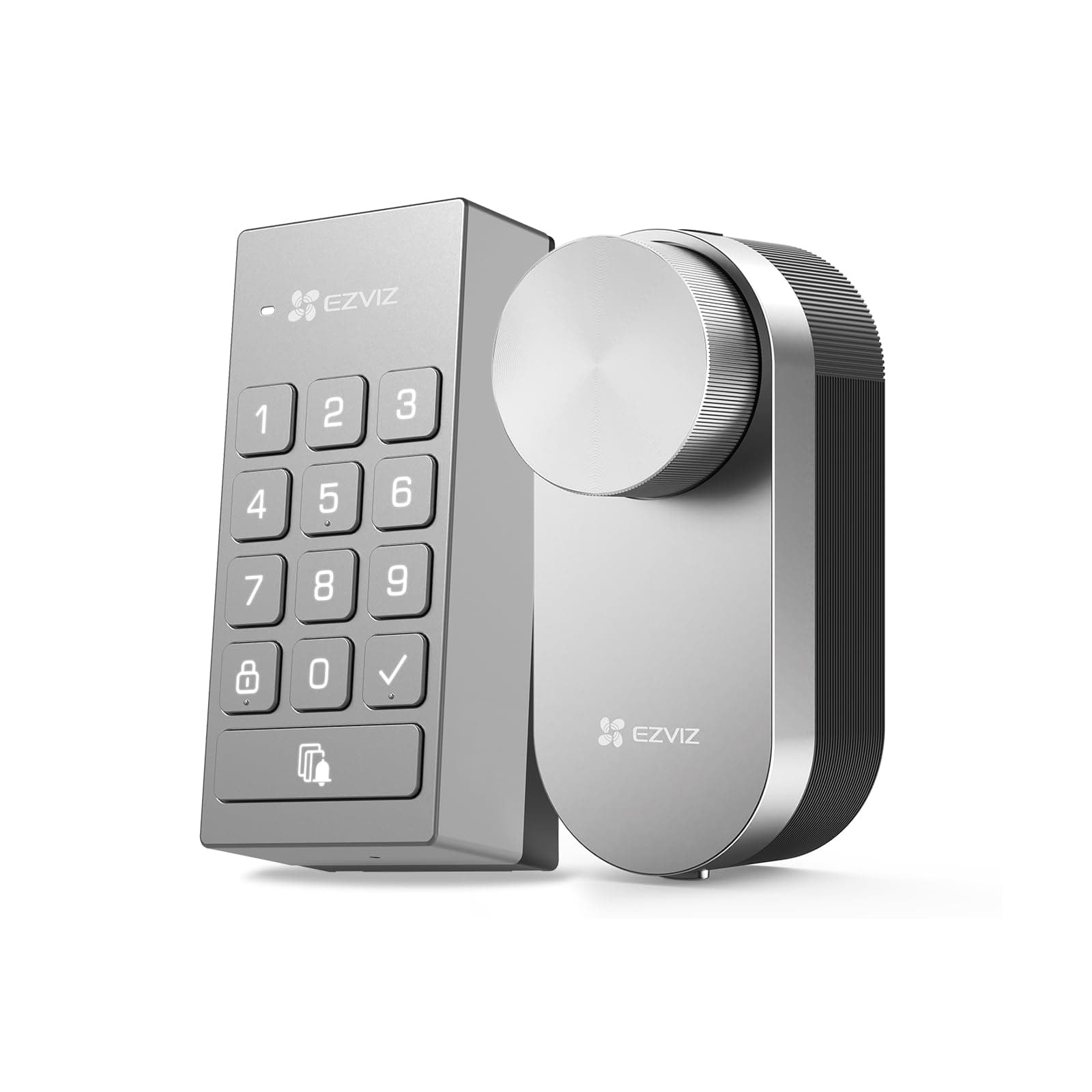 EZVIZ Smart Lock avec Clavier Multifonctionnel, Serrure Connectée fonction Bluetooth accès à distance, Serrure Smart Lock accès sans Clé pour Maison Connectée, DL01PRO et DL01CP