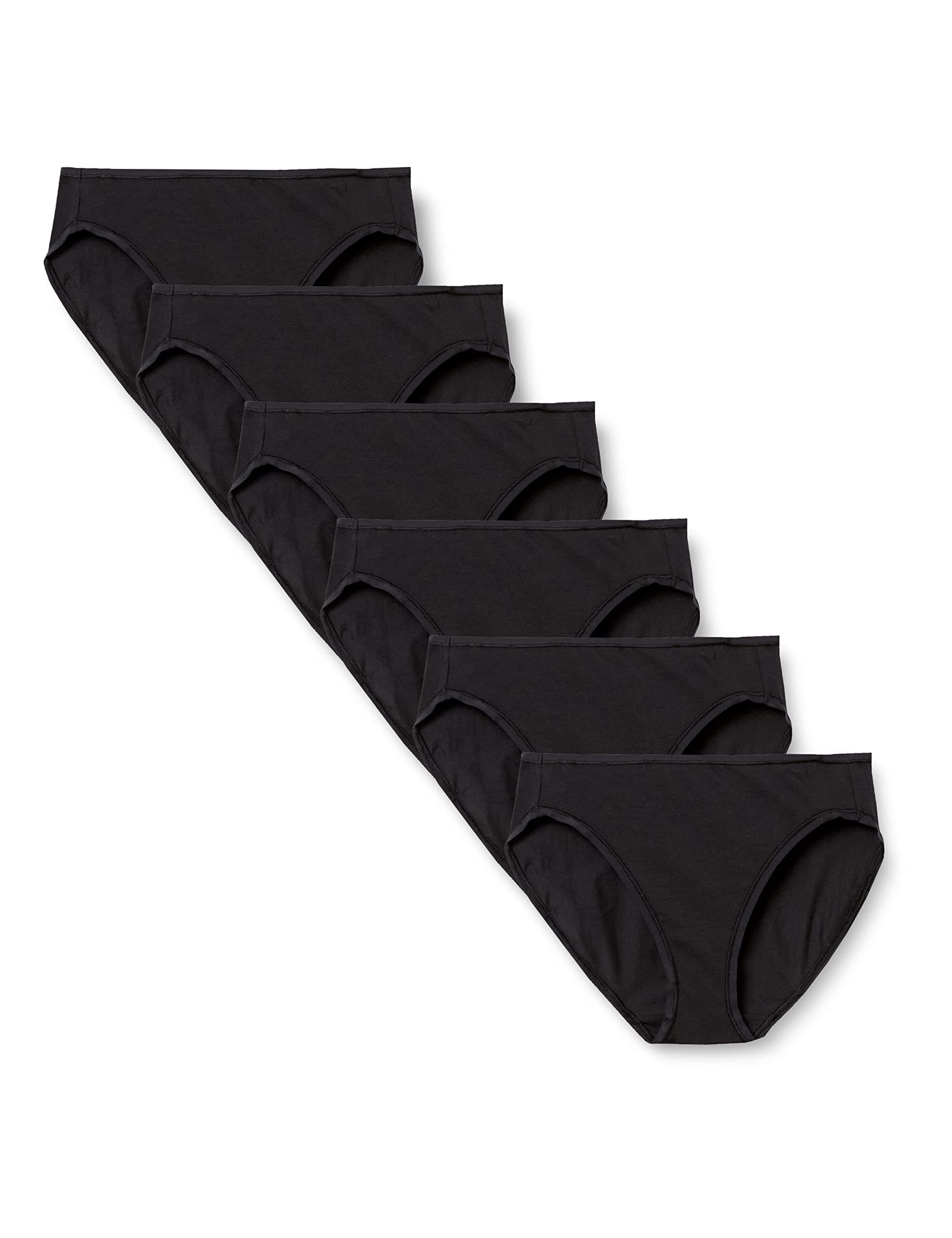 Amazon Essentials Damen Slip Aus Baumwolle Mit Hohem Beinausschnitt (In Übergröße Erhältlich), Atmungsaktiv