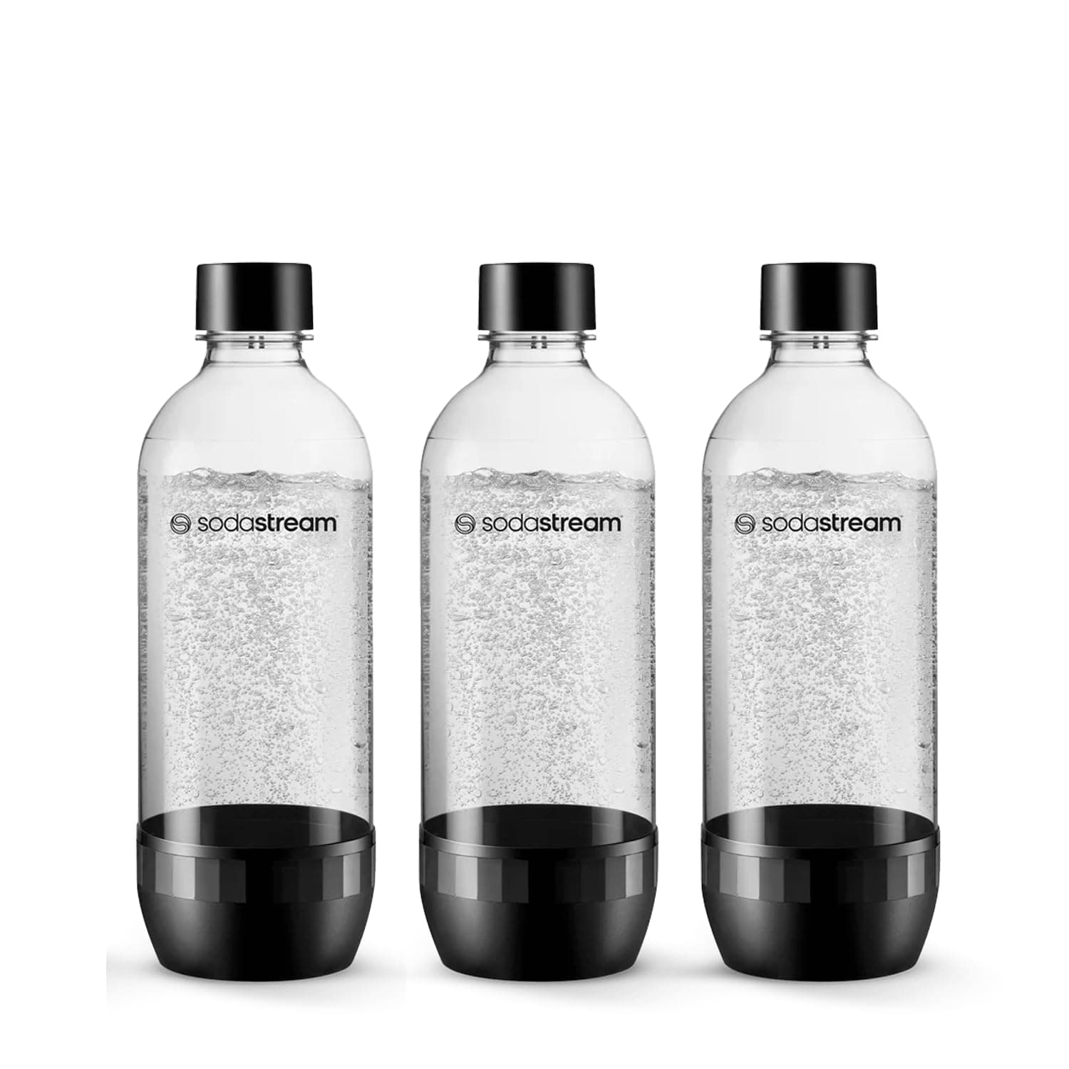 SodaStream 2260525 Wasserflasche, Kunstoff, multi, 3er Pack (3x1 Liter), 464