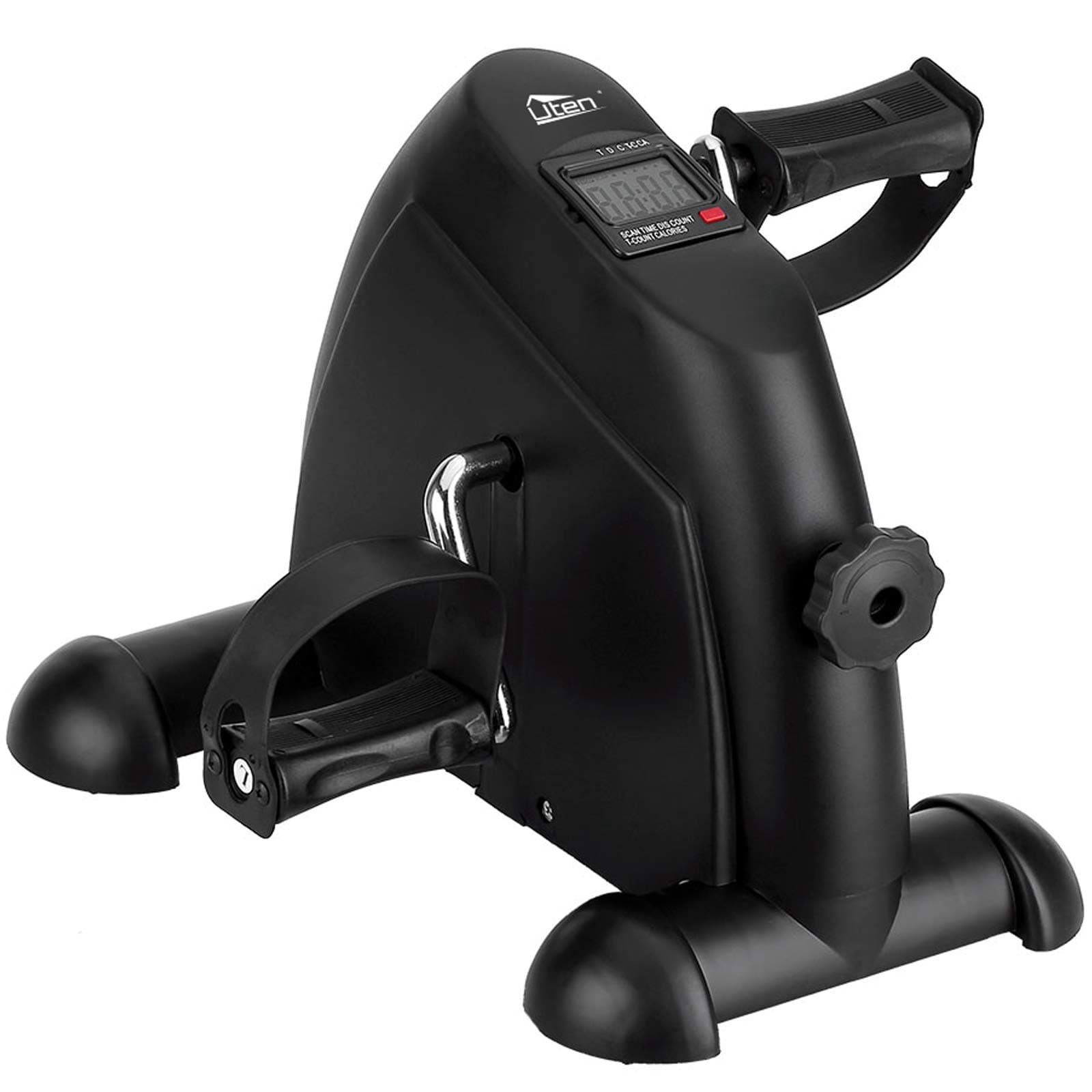 Mini Cyclette Pieghevole, Tappetino Antiscivolo, Uten Esercizi di Riabilitazione Per Gambe e Braccia, Visualizzazione Dei Dati di Esercizi Multipli