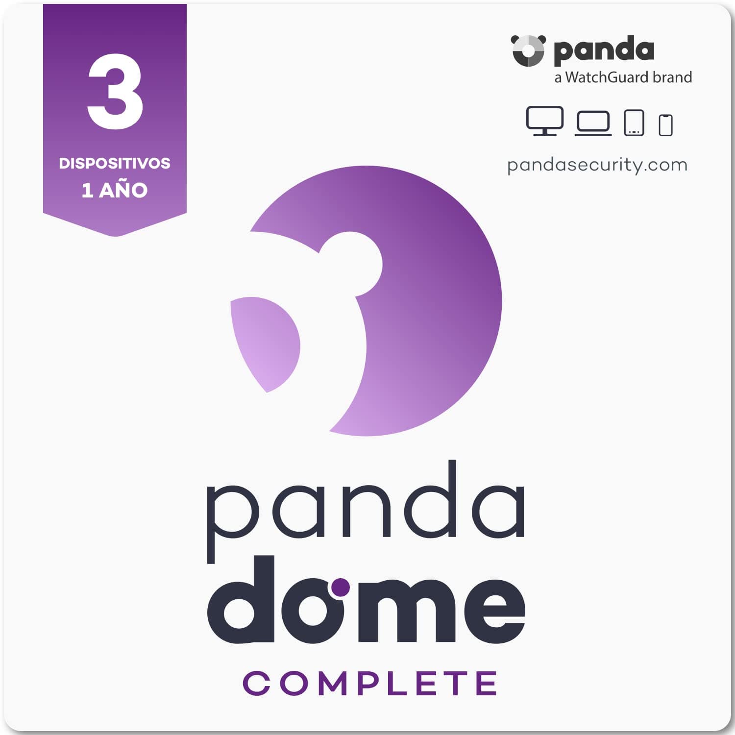 Panda Dome Complete 2026 – Antivirus Cloud y VPN, Gestor de contraseñas (3 dispositivos)