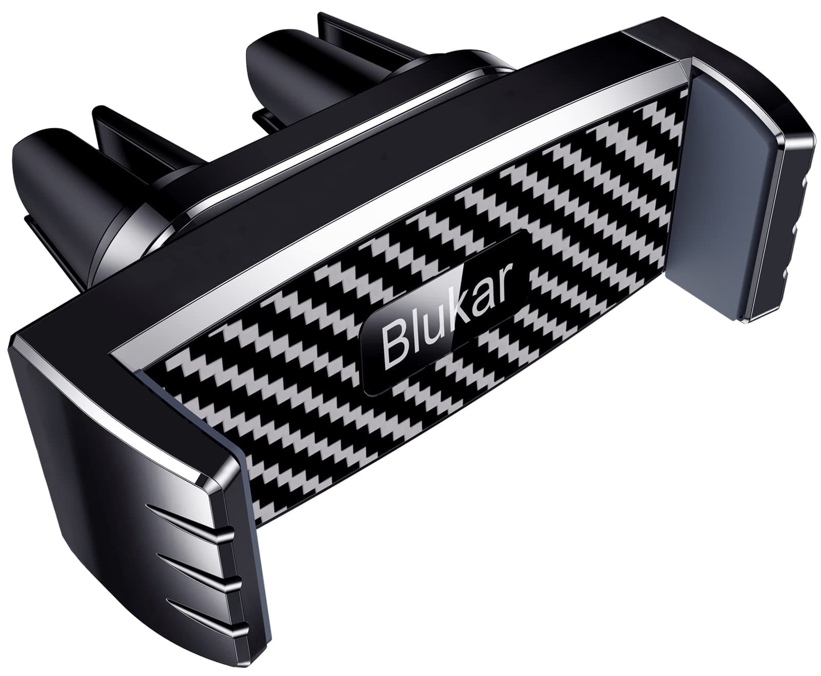 Blukar Support Téléphone Voiture, Porte Telephone Voiture Grille d'aération Support Ventilation, Super Solide Facilité d'utilisation 360°Rotation Compatible avec iPhone 17/16/15 et 4.7-6.7" Smartphone